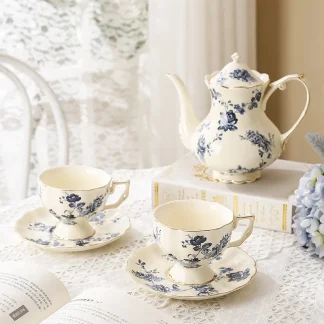 Luxury Elegant Floral Tea Set